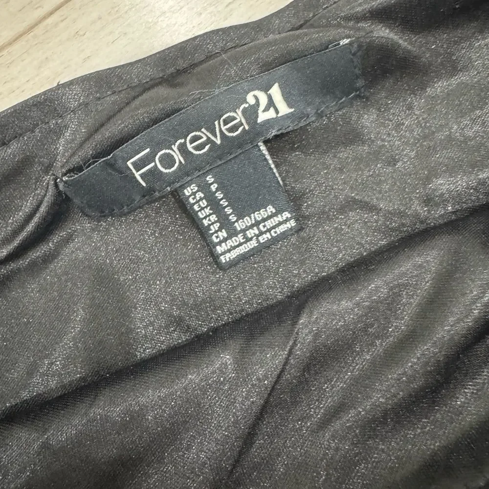 Forever 21 Black Sequin Mini Skirt